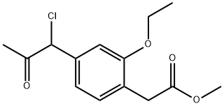 1805897-86-2 Methyl 4-(1-chloro-2-oxopropyl)-2-ethoxyphenylacetate