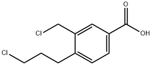 3-(Chloromethyl)-4-(3-chloropropyl)benzoic acid 结构式