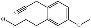 2-(3-Chloropropyl)-4-methoxyphenylacetonitrile 结构式