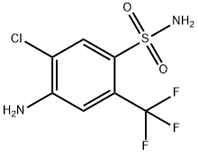 4-Amino-5-chloro-2-(trifluoromethyl)benzenesulfonamide 结构式