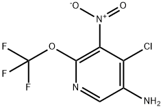 5-Amino-4-chloro-3-nitro-2-(trifluoromethoxy)pyridine Structure