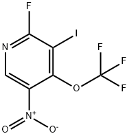 2-Fluoro-3-iodo-5-nitro-4-(trifluoromethoxy)pyridine 结构式