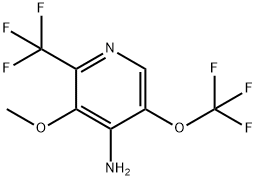 4-Amino-3-methoxy-5-(trifluoromethoxy)-2-(trifluoromethyl)pyridine|