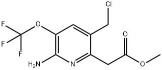 1805991-79-0 Methyl 2-amino-5-(chloromethyl)-3-(trifluoromethoxy)pyridine-6-acetate