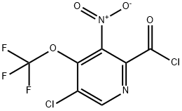 5-Chloro-3-nitro-4-(trifluoromethoxy)pyridine-2-carbonyl chloride,1806119-39-0,结构式