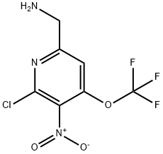 6-(Aminomethyl)-2-chloro-3-nitro-4-(trifluoromethoxy)pyridine 结构式