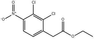 2,3-二氟-4-硝基苯乙酸乙酯, 1806275-65-9, 结构式