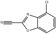2-Benzoxazolecarbonitrile, 4-chloro- Struktur