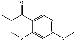 1-(2,4-Bis(methylthio)phenyl)propan-1-one Structure