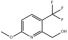 2-Pyridinemethanol, 6-methoxy-3-(trifluoromethyl)- Structure
