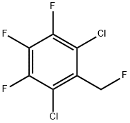 1,3-Dichloro-2-fluoromethyl-4,5,6-trifluorobenzene 结构式