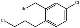 5-Chloro-2-(3-chloropropyl)benzylbromide,1806351-73-4,结构式