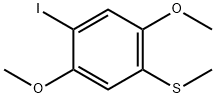 Benzene, 1-iodo-2,5-dimethoxy-4-(methylthio)- Struktur