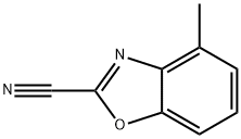 2-Benzoxazolecarbonitrile, 4-methyl- Structure