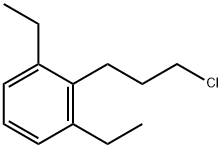 2,6-Diethyl(3-chloropropyl)benzene 结构式