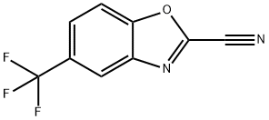 2-Benzoxazolecarbonitrile, 5-(trifluoromethyl)- 结构式