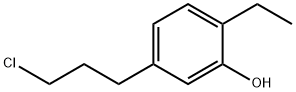 5-(3-Chloropropyl)-2-ethylphenol 结构式