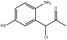 1-(2-Amino-5-mercaptophenyl)-1-chloropropan-2-one 结构式
