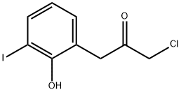 2-(3-Chloro-2-oxopropyl)-6-iodophenol 结构式