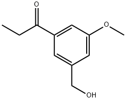 3-Methoxy-5-propionylbenzylalcohol 结构式