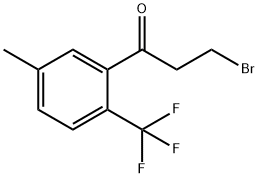 2-(3-Bromopropanoyl)-4-methylbenzotrifluoride Structure