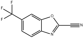 2-Benzoxazolecarbonitrile, 6-(trifluoromethyl)- 结构式
