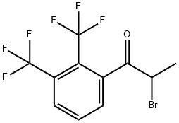 1-Propanone, 1-[2,3-bis(trifluoromethyl)phenyl]-2-bromo-,1806432-96-1,结构式