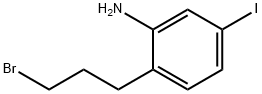 2-(3-Bromopropyl)-5-iodoaniline 结构式