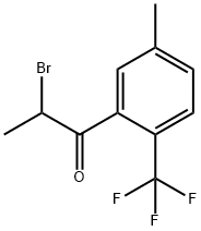 2-(2-Bromopropanoyl)-4-methylbenzotrifluoride 结构式