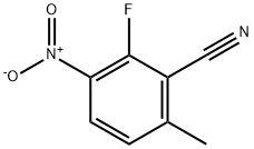 Benzonitrile, 2-fluoro-6-methyl-3-nitro- 结构式