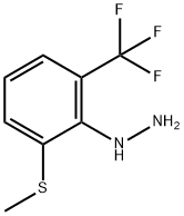 3-(Methylthio)-2-hydrazinylbenzotrifluoride 结构式