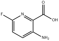 3-氨基-6-氟吡啶甲酸, 1806510-92-8, 结构式