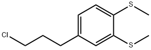 3,4-Bis(methylthio)(3-chloropropyl)benzene 结构式