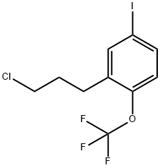 1-(3-Chloropropyl)-5-iodo-2-(trifluoromethoxy)benzene Struktur