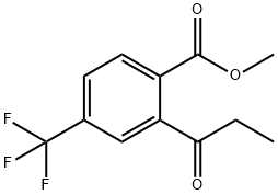 Methyl 2-propionyl-4-(trifluoromethyl)benzoate,1806602-94-7,结构式