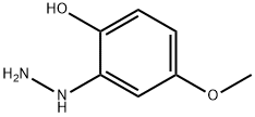 Phenol, 2-hydrazinyl-4-methoxy- Struktur