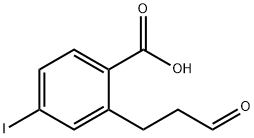 4-Iodo-2-(3-oxopropyl)benzoic acid 结构式