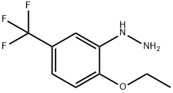 Hydrazine, [2-ethoxy-5-(trifluoromethyl)phenyl]- Structure