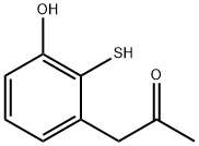2-Mercapto-3-(2-oxopropyl)phenol 结构式
