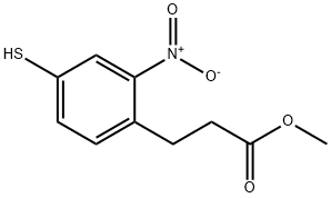 Methyl 4-mercapto-2-nitrophenylpropanoate Structure