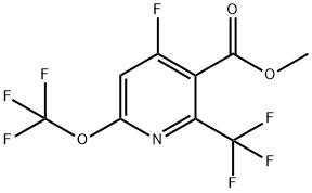 1806722-41-7 Methyl 4-fluoro-6-(trifluoromethoxy)-2-(trifluoromethyl)pyridine-3-carboxylate