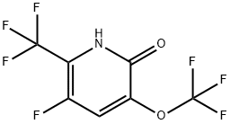 5-Fluoro-2-hydroxy-3-(trifluoromethoxy)-6-(trifluoromethyl)pyridine,1806723-00-1,结构式