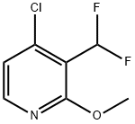 4-氯-3-(二氟甲基)-2-甲氧基吡啶 结构式