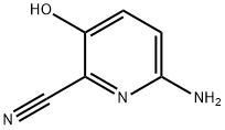 2-Pyridinecarbonitrile, 6-amino-3-hydroxy- Struktur