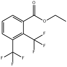 Benzoic acid, 2,3-bis(trifluoromethyl)-, ethyl ester Structure