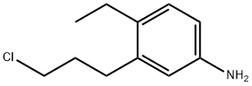 3-(3-Chloropropyl)-4-ethylaniline 结构式