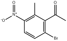 6'-Bromo-2'-methyl-3'-nitroacetophenone Struktur