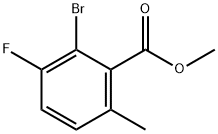 Benzoic acid, 2-bromo-3-fluoro-6-methyl-, methyl ester 结构式