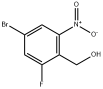 (4-Bromo-2-fluoro-6-nitro-phenyl)-methanol Structure