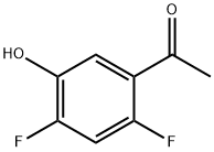 1-(2,4-二氟-5-羟基苯基)乙-1-酮,1807179-31-2,结构式